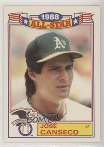 1989 Topps Rack Pack Glossy All-Stars Jose Canseco #6