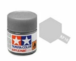 TAMIYA COLORI ACRILICI PER PLASTICA XF16 FLAT ALUMINUM FOR PLASTIC - Imagen 1 de 1