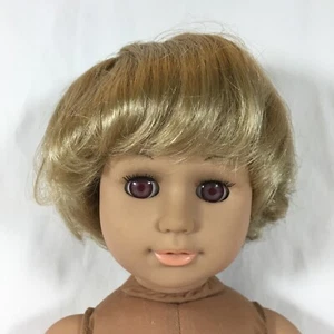 Legacy Dolls Blonde Doll Wig Short Straight Style Hair Cut Size 14"-15" - Picture 1 of 7