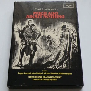 ARGO ENGLAND 2-CASSETTE TAPE BOX SET*MUCH ADO ABOUT NOTHING*WILLIAM SHAKESPEARE - Picture 1 of 16