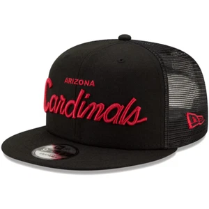 Arizona Cardinals New Era Main Script Trucker 9FIFTY Snapback Hat Cap NFL Men's - Picture 1 of 9