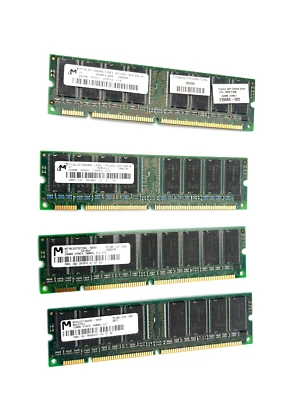 Micron 256MB MT16LSDT3264AG-133E1 PC133U-333-542-A US BZABHNA004 200215 - Image 1 of 3