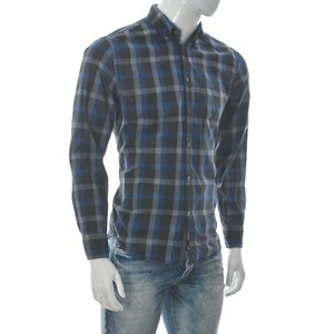 Marc O'Polo Men's Button Down Regular Fit Shirt Long Sleeve Plaid Size M 39/40 - Picture 1 of 7