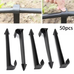 Pegs Ground Stakes Garden Hold Hose Irrigation Landscape Leaky Pack 50PCS - Picture 1 of 12
