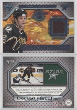 2000-01 Pacific Private Stock Titanium Game-Used Gear Derian Hatcher #82