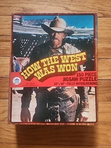 Rompecabezas How The West Was Won 150 piezas rompecabezas completo vintage años 70 - Imagen 1 de 2