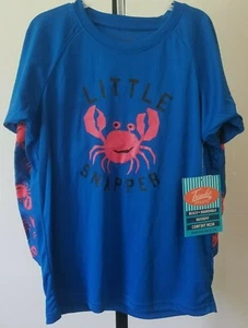 TRUNKS Surf and Swim Co Boys 7 Swim Set Shirt Trunks Little Snapper NEW MSRP $48 - Picture 1 of 4