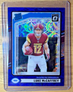 2024 Optic Rated Rookie Blue Scope Prizm #302 Luke McCaffrey - Commaders - Bild 1 von 2