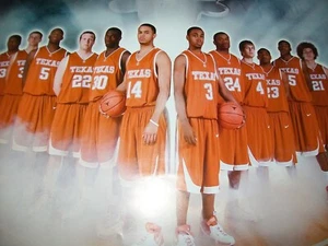 2006-07 University of Texas Longhorns Team Basketball Poster w/ Kevin Durant New - Picture 1 of 3