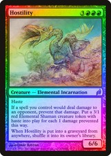 Hostility FOIL Lorwyn PLD Red Rare MAGIC THE GATHERING MTG CARD ABUGames