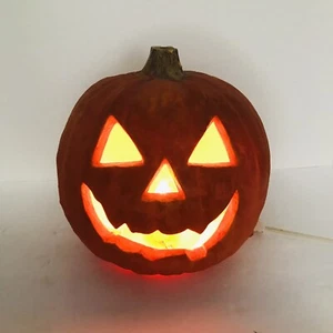 Vintage Trendmasters Light Up Pumpkin Halloween Jack-O-Lantern Tested/Working - Picture 1 of 7