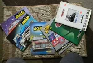 SOLIDO CATALOGUES : 1986,1987,1988,1991,1994 &1996 : VINTAGE : SEE PHOTO'S - Picture 1 of 9