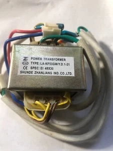 SHUNDE ZHANLIANG TRASFORMATORE DI POTENZA TIPO LA-KF53GW/Y.D.1-21 SPEC EI 48X30. E4L - Foto 1 di 3