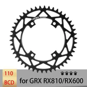 110BCD 4 Bolts Bike Chainring Round Oval Narrow Wide 36T-52T Chainwheel - Picture 1 of 43