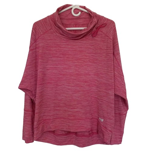 VETEMENTS Felpa Avia donna taglia media manica lunga collo alto rosa