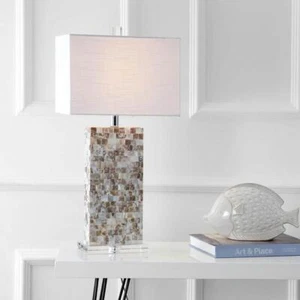 Jonathan Y Table Lamps 29"X10"X14" Dining Room Bedroom Natural/Clear Dry Rated - Picture 1 of 11