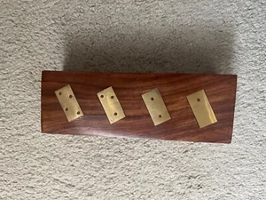 Domino's ist ein Holzintarsien mit Kupfer und ist leicht, geeignet als dekorative P - Bild 1 von 3