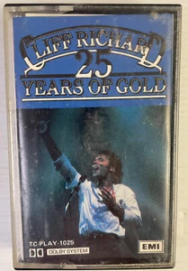 Cliff Richard 25 Years Of Gold Cassette Tape TC-PLAY-1025 EMI Records 1983 - Picture 1 of 24