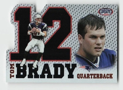 2002 Pacific Heads Update #15 Tom Brady FOOTBALL New England Patriots - Image 1 of 2