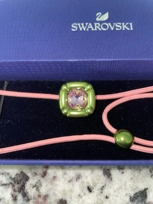 Collar Cojín Swarovski Dulcis Verde/Rosa Foto 1 de 4