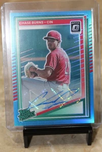 Chase Burns Cincinnati 2025 Rated Prospect Donruss Optic Auto 146 #27/35 - Bild 1 von 3