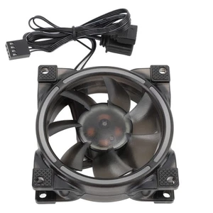 80mm PWM 5V ARGB Case Fan MFDB Hydraulic Bearing PWM Intelligent Temperature BEA - Picture 1 of 12