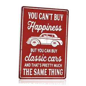 Classic Car Gifts For Men Vintage Car Decor Funny Garage Wall Decor Unique - Picture 1 of 8