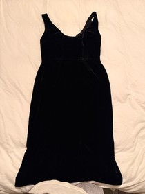 Dita Von Teese Black Velvet Showcase Dress, Size USA 10