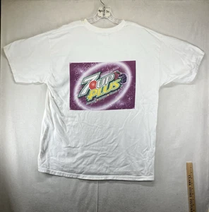 T-shirt vintage 7 up XL y2k 2006 più bacche miste limitata fuori produzione soda pop - Foto 1 di 17