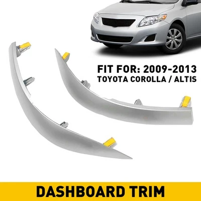 Juego de embellecedores de cubierta de ventilación de aire para tablero de aire acondicionado interior central para Toyota Corolla 2009-2013 Foto 1 de 4