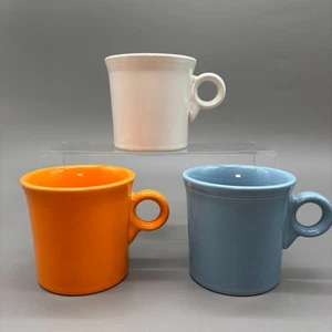 Fiesta Becher Tasse Farbe wählbar weiß orange blau 10 Unzen Tom und Jerry Stil HLC USA - Bild 1 von 16
