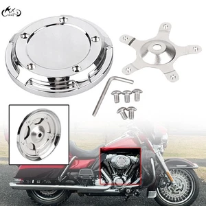 Chrome 5-Bolt Domed Air Cleaner Insert For Harley Dyna Low Rider Softail FXSTD - Picture 1 of 15