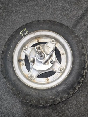 HONDA CT70 CT 70 1981 TRAIL dianteiro eixo de tambor de roda freio OEM - Imagem 1 de 4