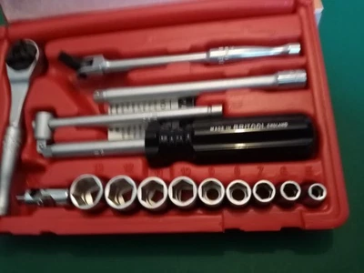Vintage Britool 1/4"drive  15 piece metric socket set, mvintage - Image 1 of 4