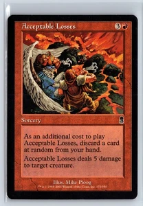 (2x) ACCEPTABLE LOSSES - Odyssey – MTG Magic the Gathering Card - Common - Picture 1 of 6