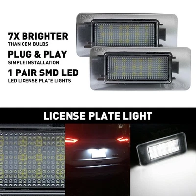 For 2020-up 2019/ Nissan Altima Sentra Versa LED Sedan License Plate Light USA - Image 1 of 4