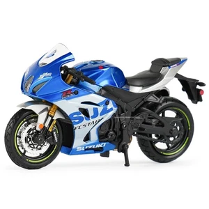 Bburago 1/18 Suzuki GSX-R 1000 Motorcycle Miniature Car Diecast Car Finished Pro - Picture 1 of 7
