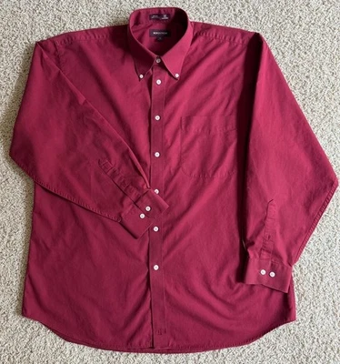 Men’s Nordstrom Red Button Down Shirt Size XL - Image 1 of 4