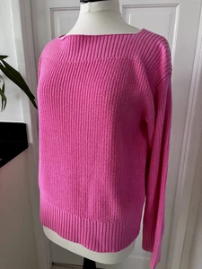 F&F .. toller lässiger rosa Grobstrick Pullover Größe M - Bild 1 von 5