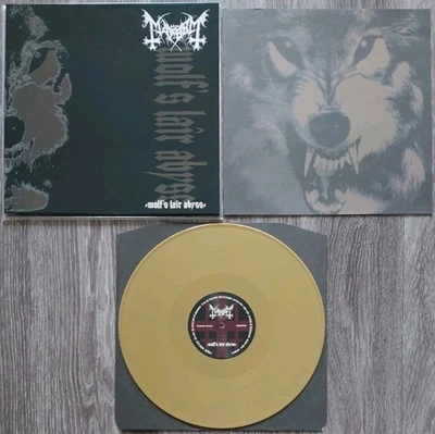 Mayhem – Wolf's Lair Abyss 12" EP (Gold)- Darkthrone- Immortal- Gorgoroth- Ulver - Image 1 of 4