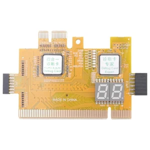 Detect Tool PCI-E LPC Multi Use Diagnostic Card Laptop Desktop Test7610 - Afbeelding 1 van 9
