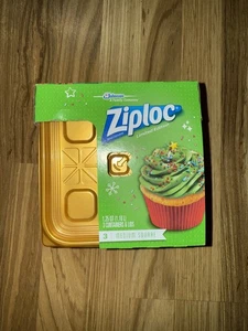 Ziploc NUEVO Contenedor Cuadrado Mediano Vacaciones Edición Limitada Dorado 3 Unidades - Imagen 1 de 5