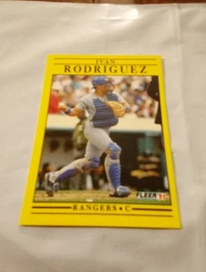 1991 Fleer Update - Ivan Rodriguez #U-62 (RC) - Picture 1 of 2