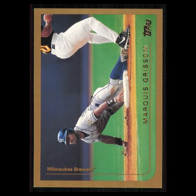 Marquis Grissom #383 1999 Topps Milwaukee Brewers Baseball Card MLB NM - Image 1 of 3