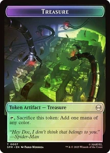 Treasure Token FOIL - 0007 - Marvel's Spider-Man MAR SPM MTG - Picture 1 of 1