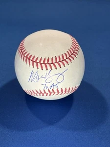 Authenticated 7x All-Star Infielder Michael Young Signed MLB baseball. - Picture 1 of 3