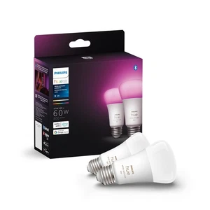 Philips Hue Smart 60W A19 LED Bulb - White and Color Ambiance Color-Changing ... - Picture 1 of 8