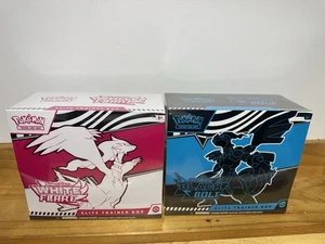 Pokemon TCG 2X Black Bolt And 2X White Flare ETB Set Elite Trainer Box Lot Of 4 - Picture 1 of 14