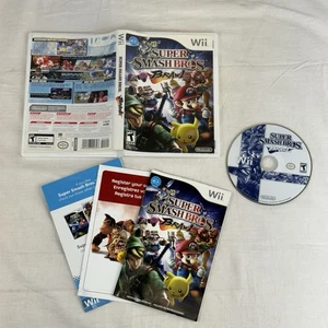 Super Smash Bros Brawl (Wii) - TESTED & SMASH'S! - COMPLETE CIB w/manual - Picture 1 of 3