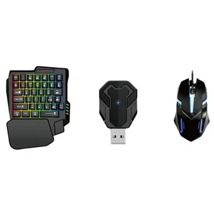 NEU M1- Tastatur & Maus Konverter V 5.2 Gaming Maus & Tastatur Adapter Konv7305 - Afbeelding 1 van 10